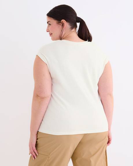 Crystal Pine Ribbed T-Shirt - Columbia