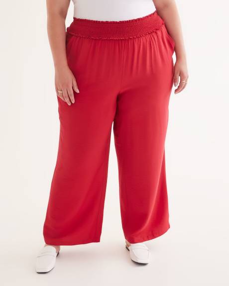 Responsible, Wide-Leg Pull-On Pant