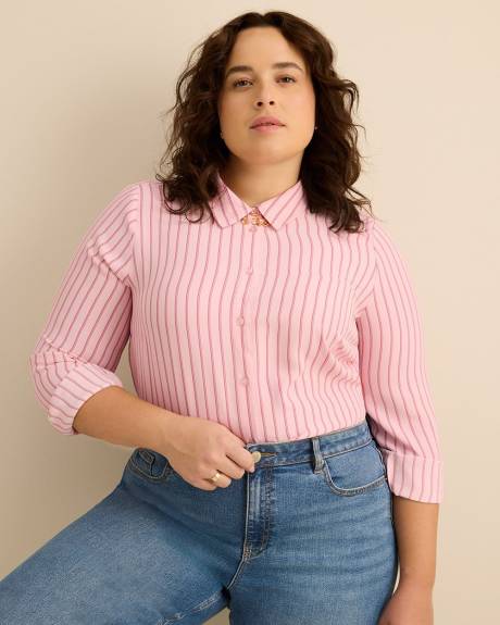 Striped Buttoned Down Tunic