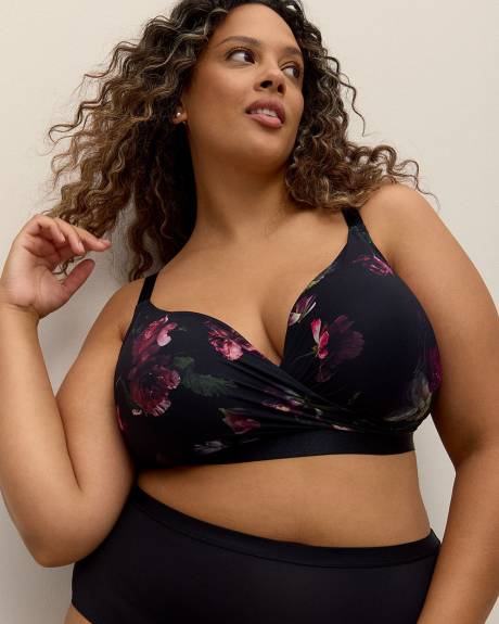 Floral Wireless Padded Lounge Bra - Déesse Collection