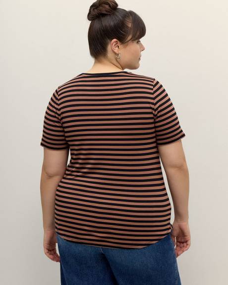 Responsible, Printed Modern-Fit Tee - Addition Elle - PENN. Essentials
