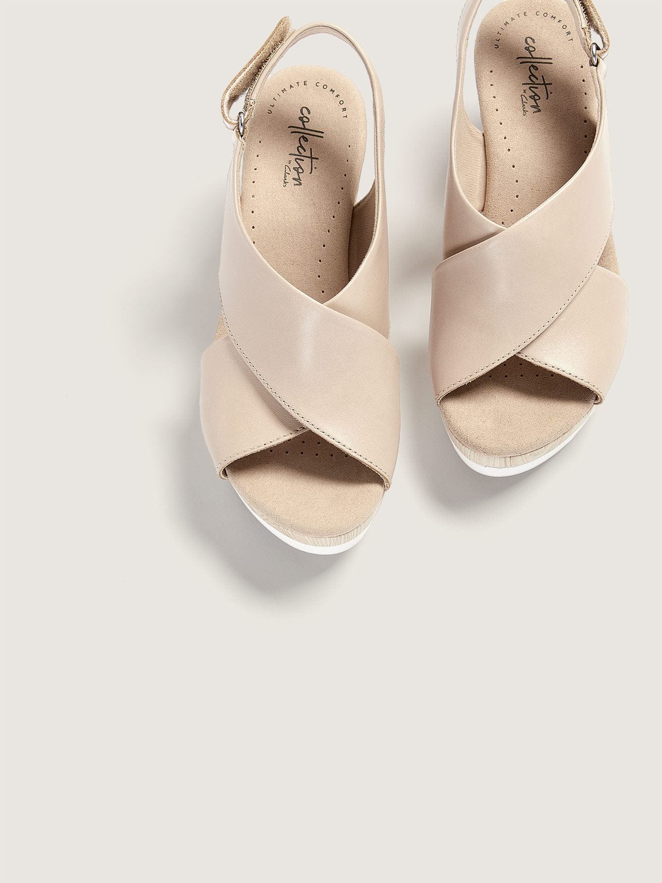 Wide Wedge Cammy Pearl Sandals - Clarks 