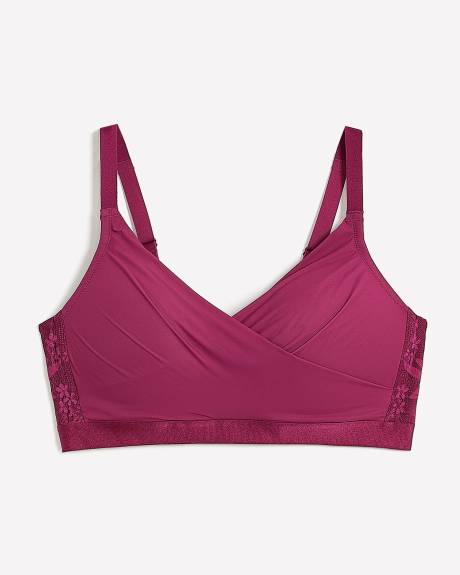 Soutien-gorge de détente rembourré avec dentelle, sans armatures - Déesse Collection