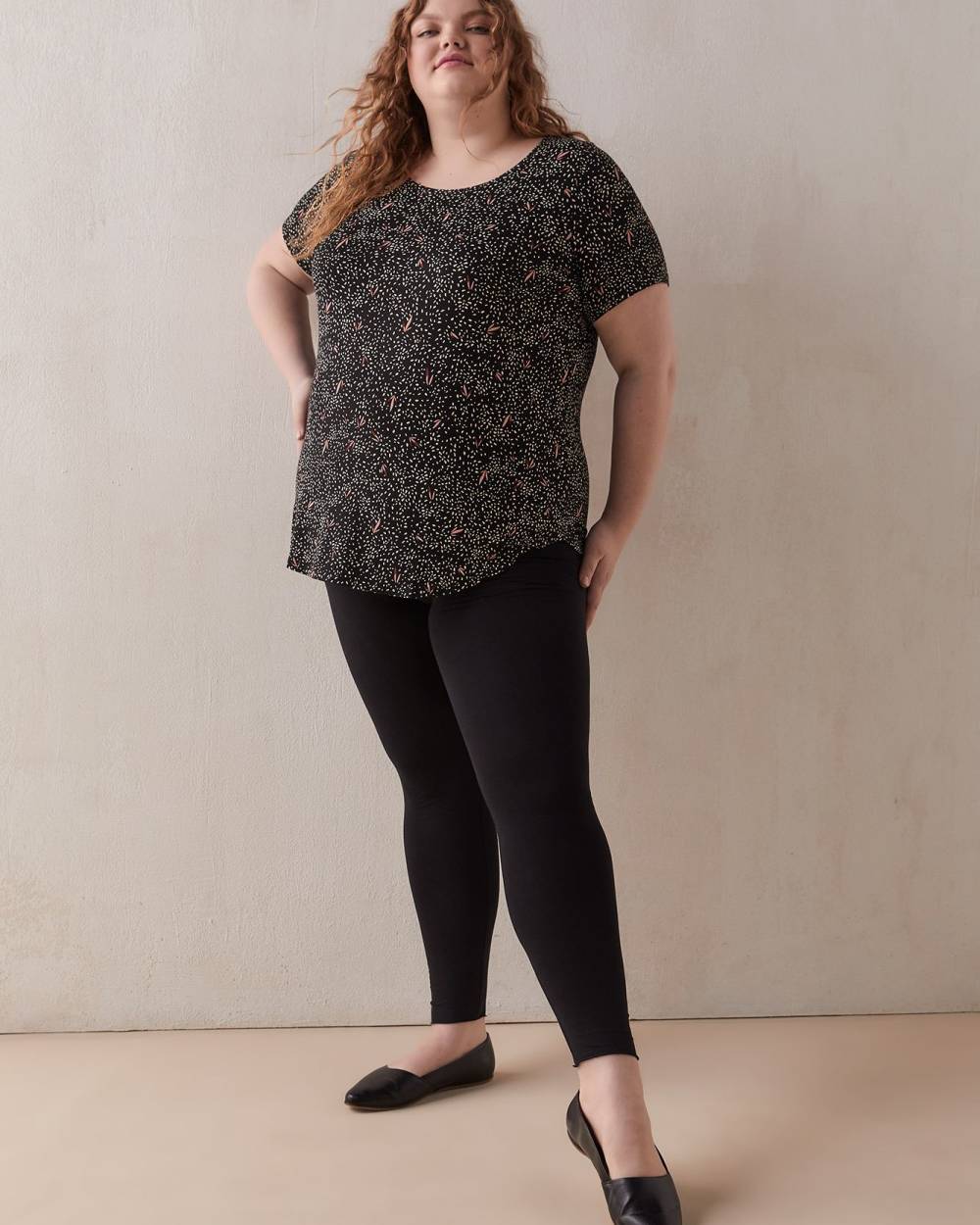 plus size cotton leggings