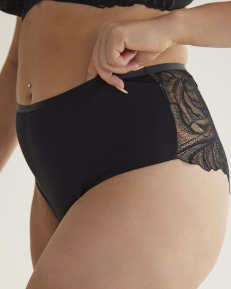 Boudoir Cheeky Panty with Laced Back - Déesse Collection