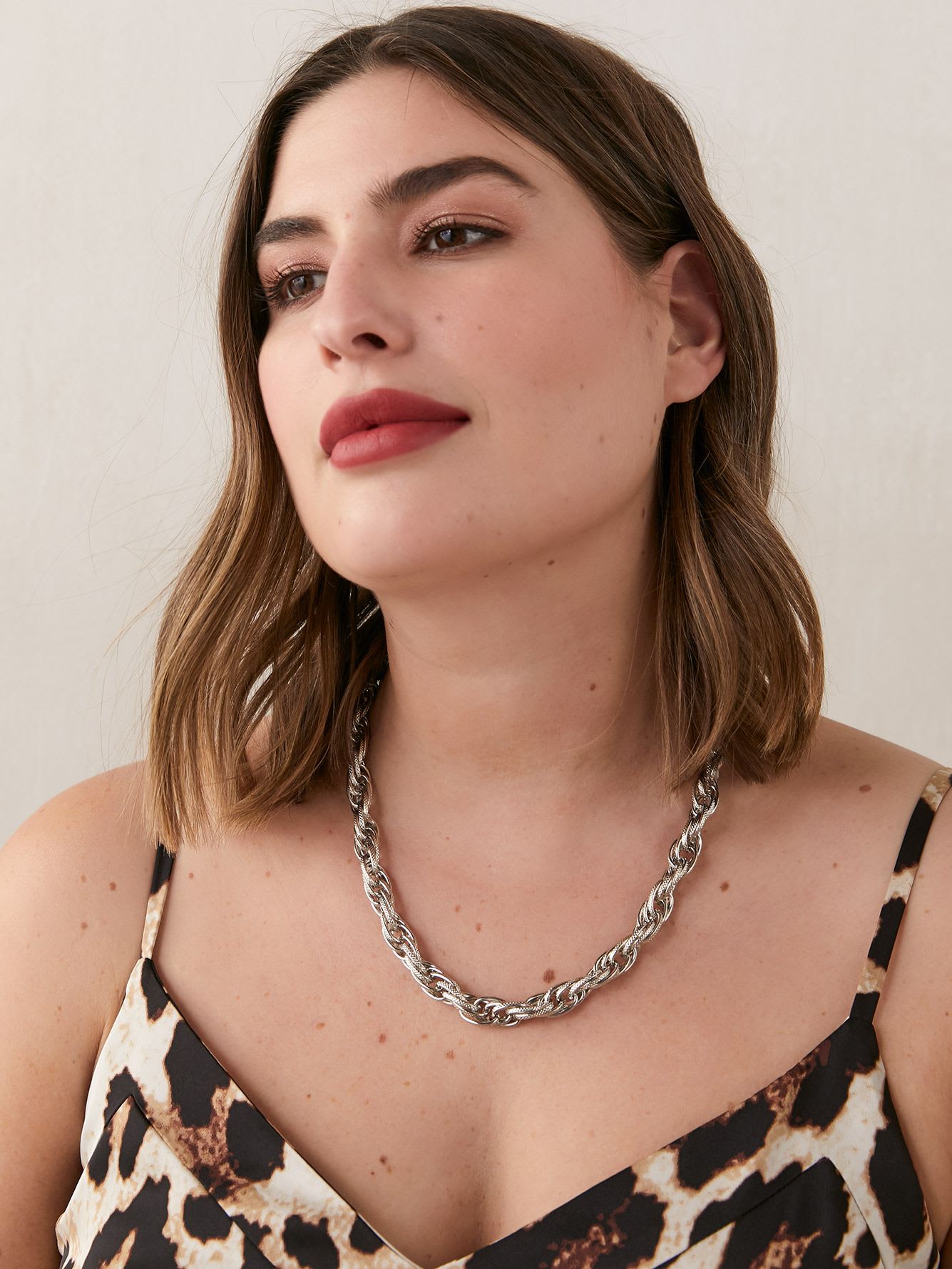 Twisted Chain Choker Necklace In Every Story Penningtons