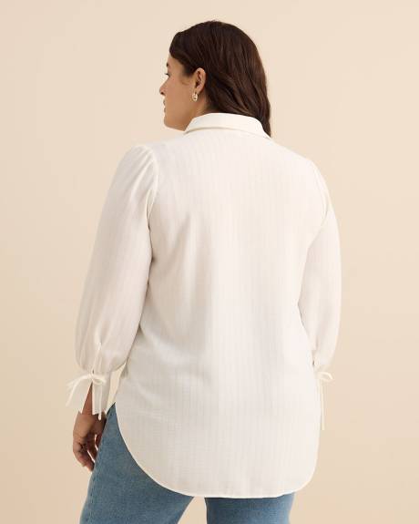 Blouse boutonn&eacute;e l&eacute;g&egrave;re - Addition Elle