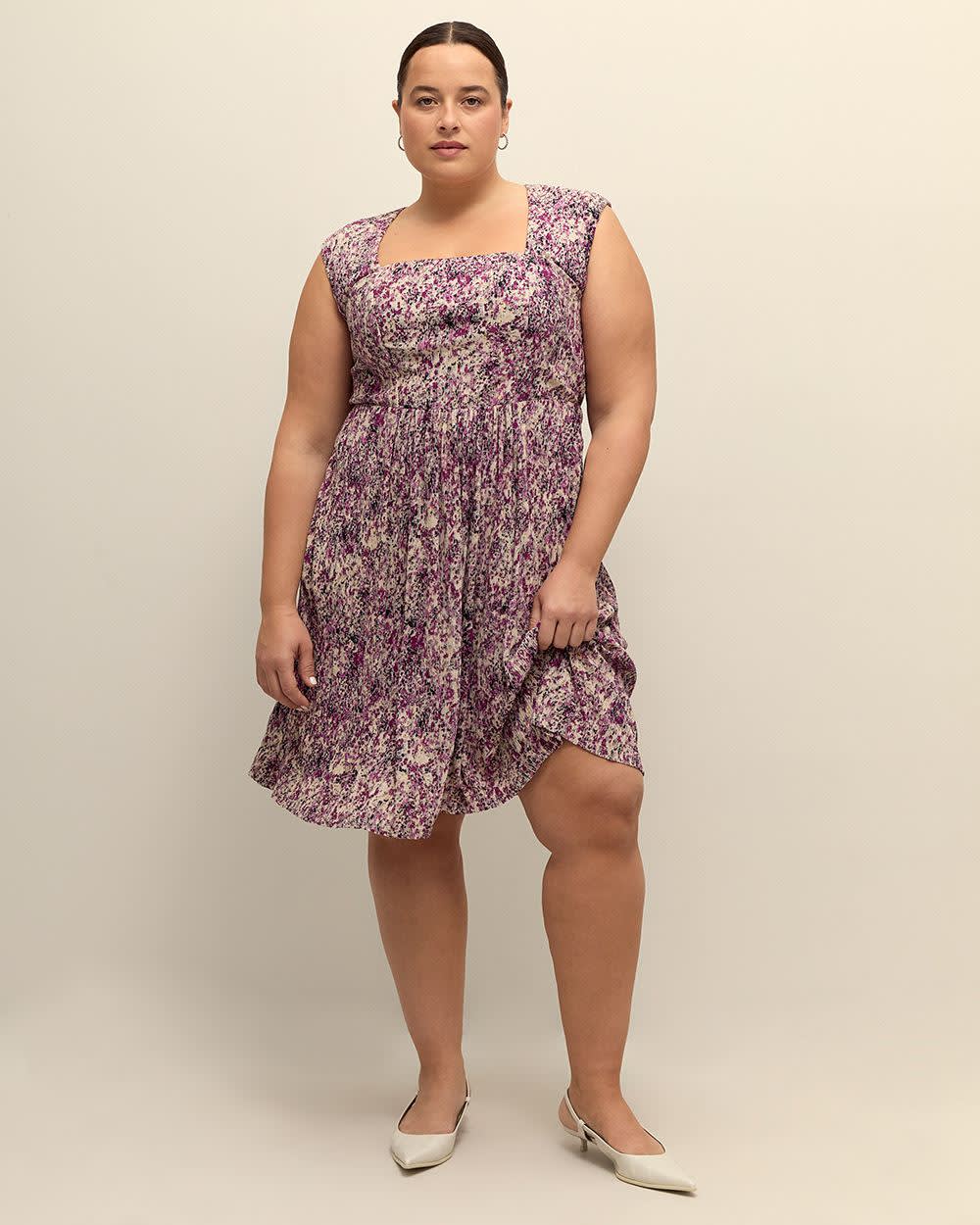 Knit Dress with Open Back Detail - Addition Elle