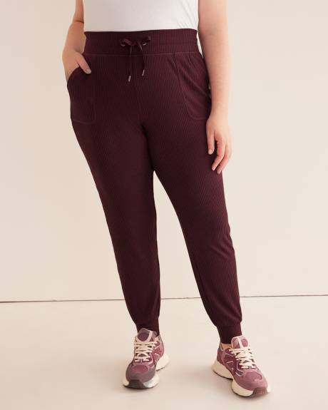 Ribbed Knit Jogger Pant - Active Zone