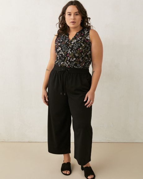 Pantalon de jogging à jambe évasée