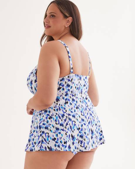 Printed Underwire Swimdress