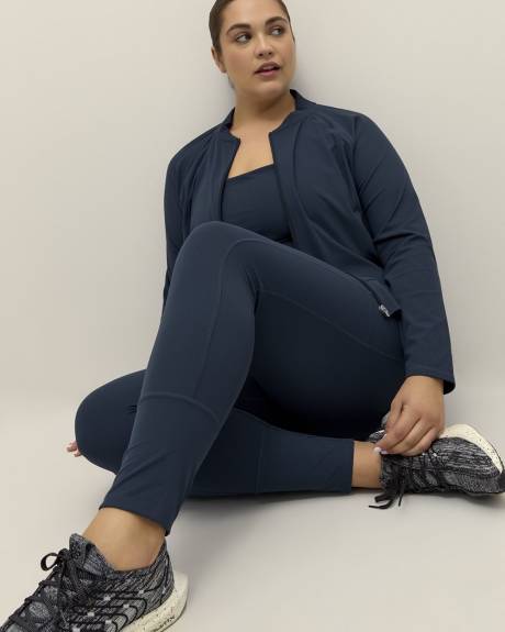 Legging en tricot côtelé avec devant croisé - Active Zone