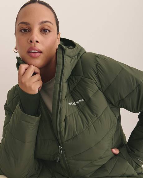Purple Joy Peak Mid-Length Quilted Jacket - Columbia