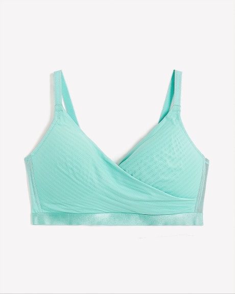 Wirefree Padded Pointelle Microfibre T-Shirt Bra - Déesse Collection