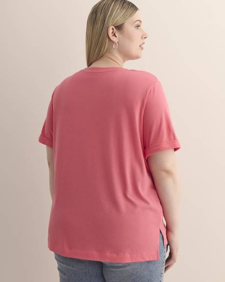 Responsible, Boyfriend-Fit V-Neck Tee - PENN. Essentials