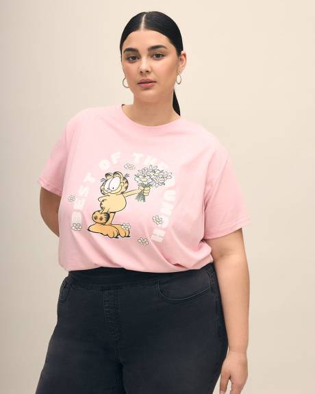 Short-Sleeve License Tee with Garfield Print - PENN. Essentials
