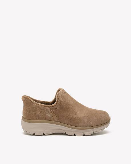 Wide Width, Suede Modern Hour Slip-On Bootie - Skechers