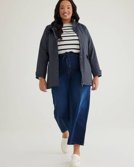 Manteau imperméable à capuche