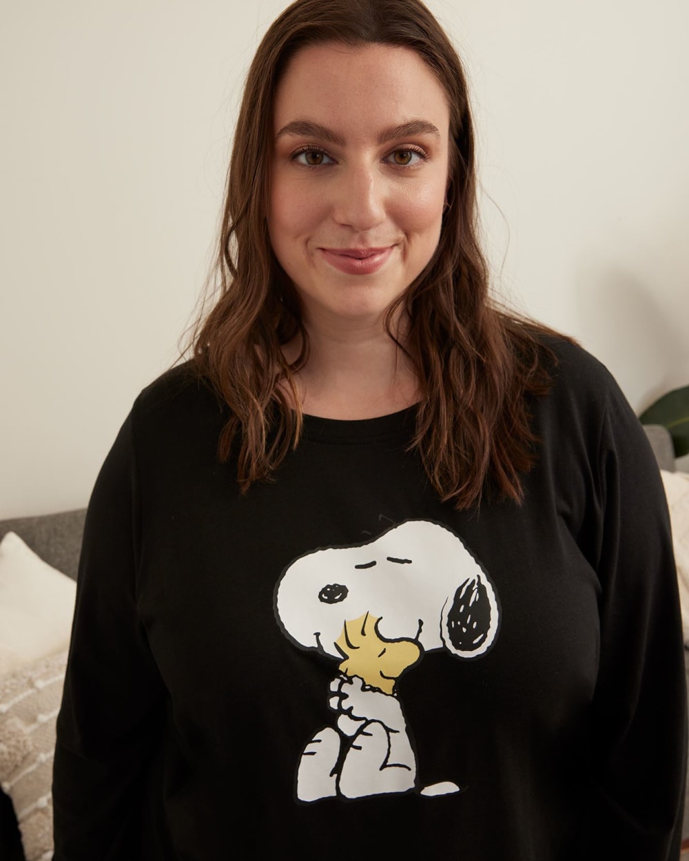 Snoopy Long-Sleeve Pyjama Tunic - ti Voglio