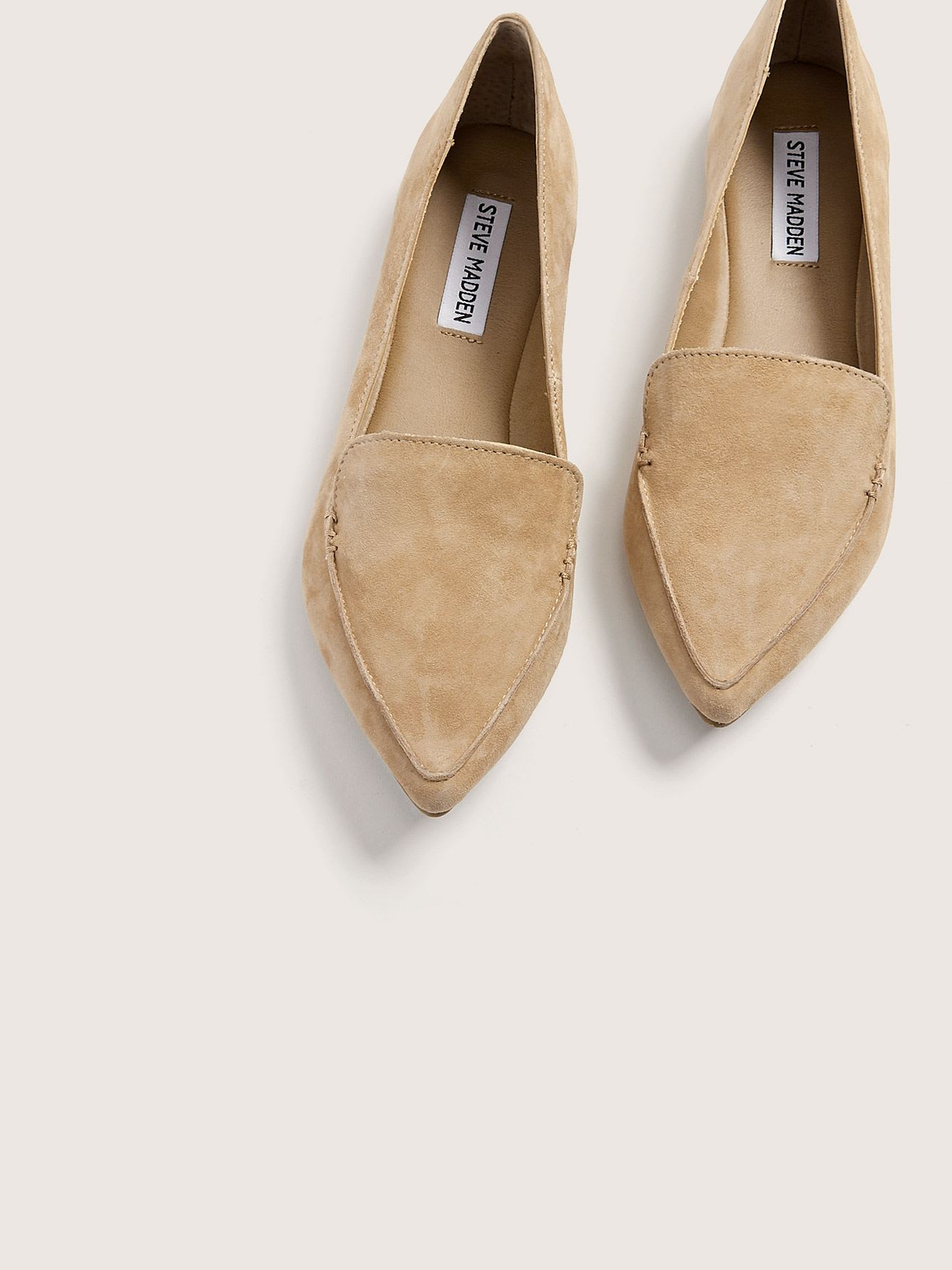 Wide Width Pointed Toe Feather Loafers - Steve Madden | Penningtons