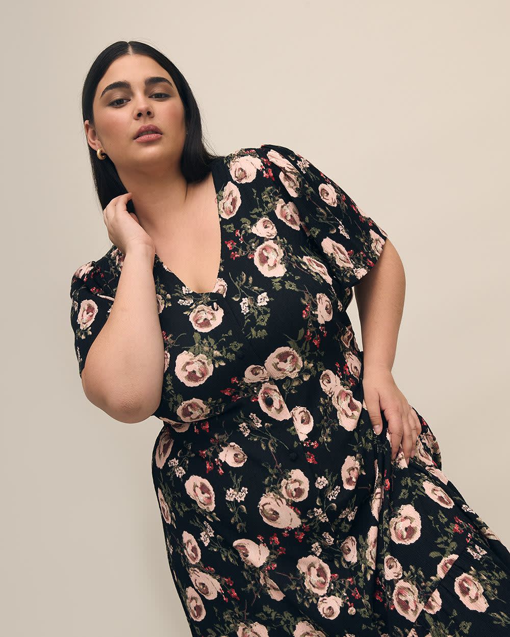 Robe longue plus size cheap