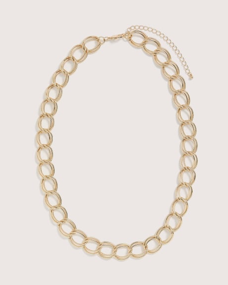 Collier à larges maillons