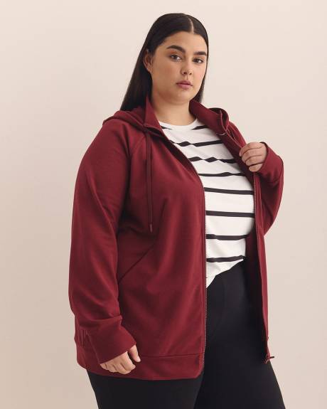 Long-Sleeve Hooded Zip Jacket - Active Zone