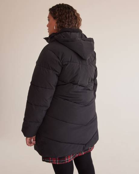 Responsible, Puffer Jacket with Hidden Hood