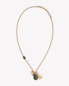 Long Chain Necklace with Charms