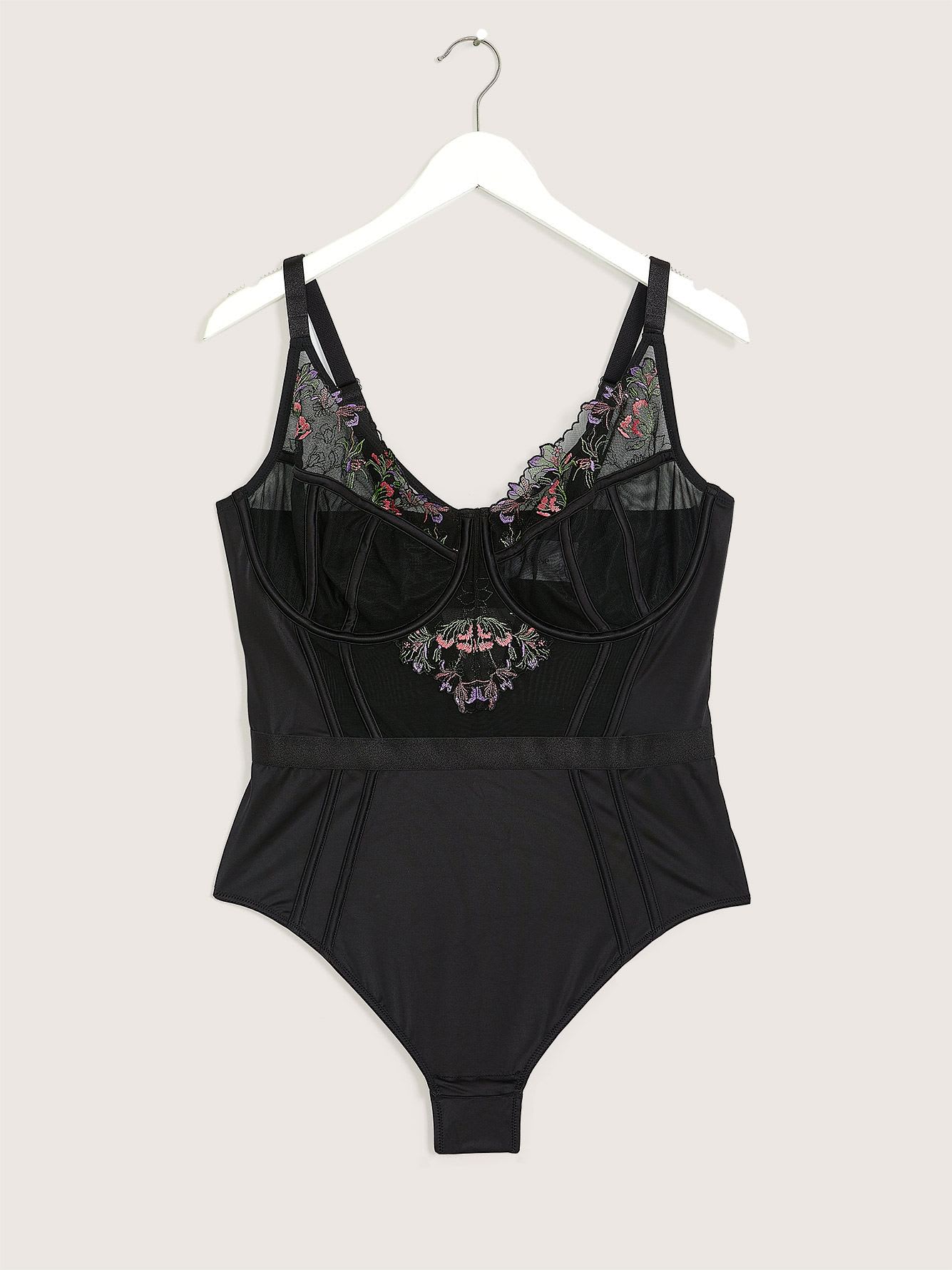 Sexy Black Bodysuit - Déesse Collection | Penningtons