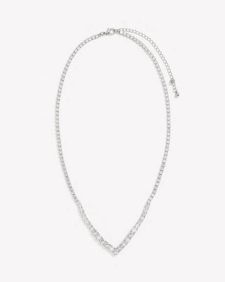 Cubic Zirconia Short Necklace