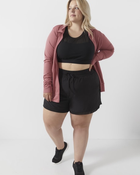 Short de course extensible, tissu responsable - Active Zone