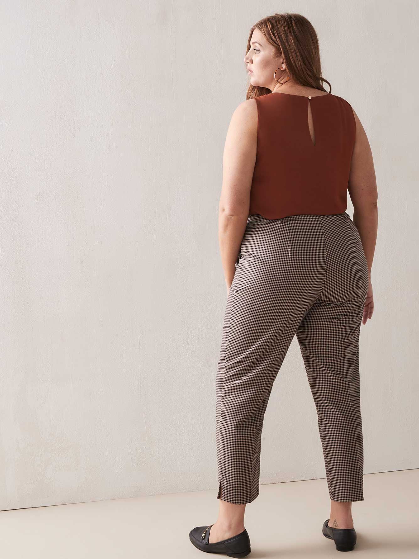 gap checkered pants