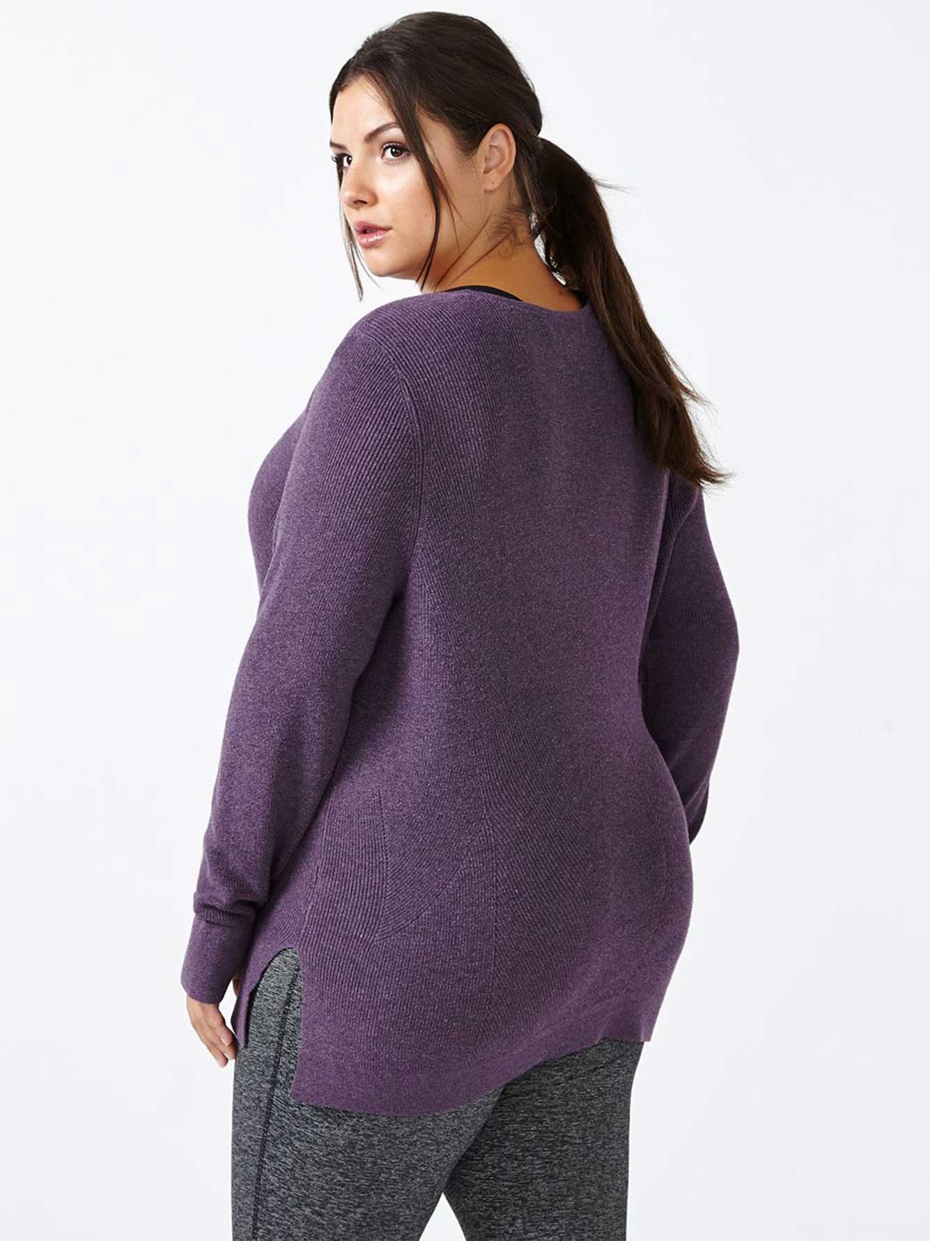 Essentials PlusSize Long Sleeve Sweater Penningtons