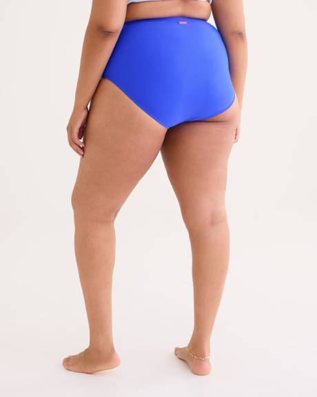 High-Waisted Costa Swim Brief - Raisins Curve