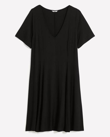 Responsible, V-Neck Knit Dress