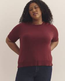 Responsible, Elbow-Sleeve Crewneck Sweater