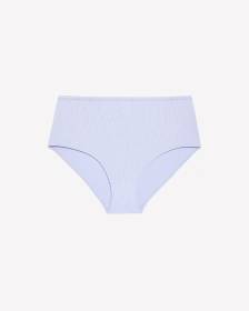 Ribbed Solid Brief with Elastic Waist - ti Voglio