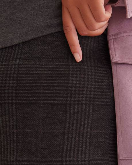 Plaid Ponte de Roma Fashion Legging - PENN. Essentials