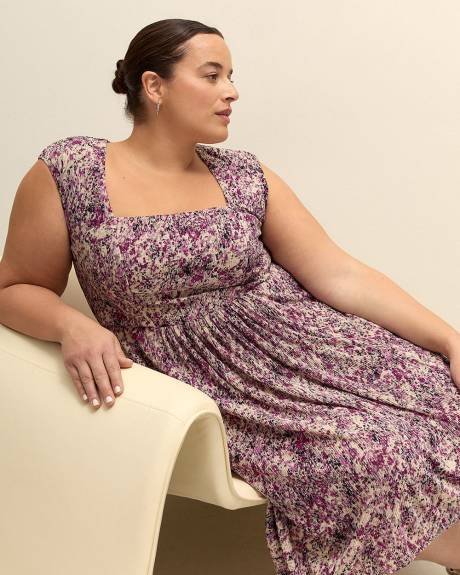 Knit Dress with Open Back Detail - Addition Elle