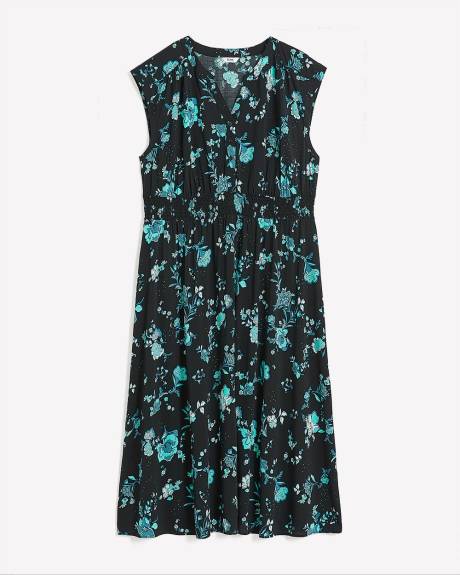 Responsible, Sleeveless Drop Shoulder Maxi Dress