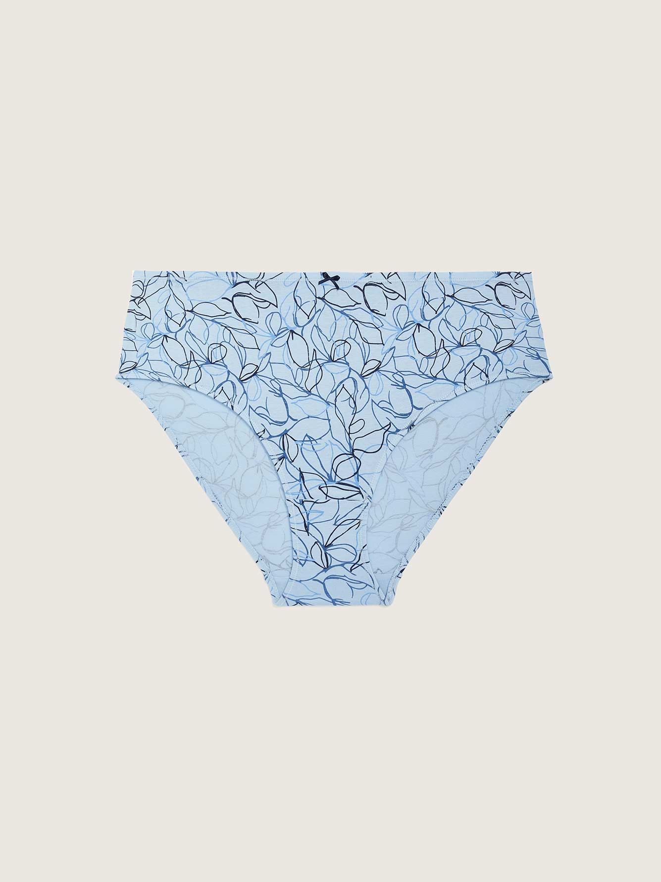 Printed Cotton High Cut Brief Panty - ti Voglio | Penningtons