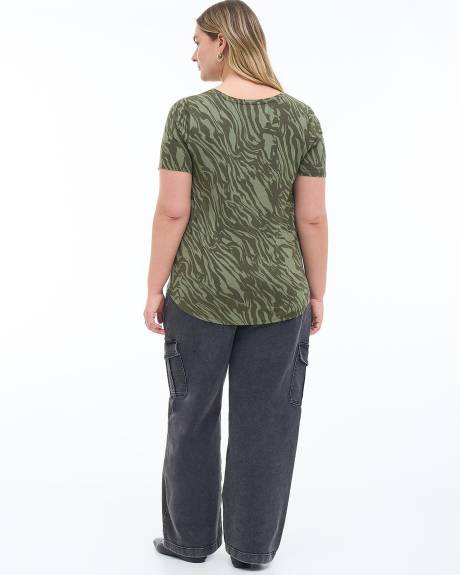 Responsible, Modern-Fit Printed Tee - Addition Elle - PENN. Essentials