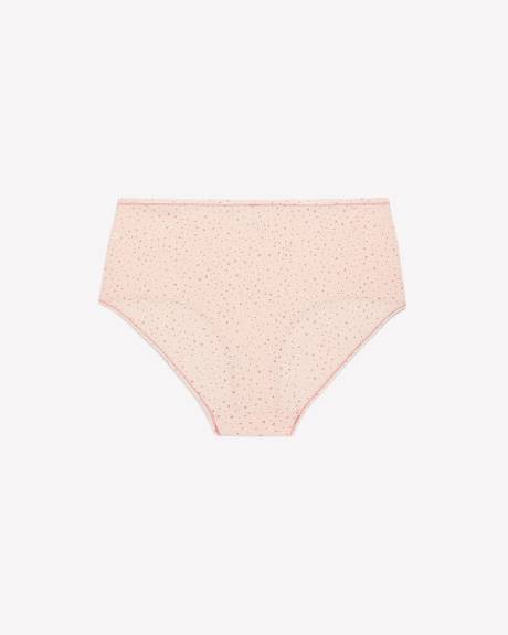 Cotton Full Brief Heart-Print - ti Voglio