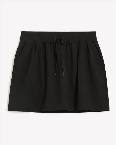 Jupe-short tissée avec bande de taille extensible, tissu responsable - Active Zone
