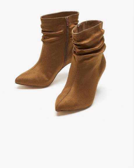 Extra Wide Width, Pointed High Heel Stiletto Bootie