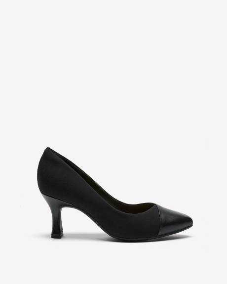 Escarpin noir Kataleyna Rose, pied large - Clarks