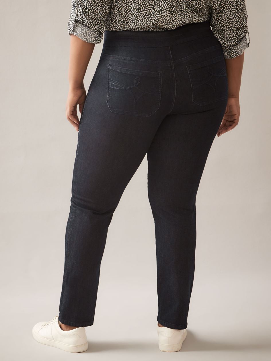 Savvy Fit, Straight-Leg Dark Jeans - In Every Story