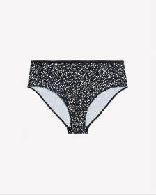 High-Cut Heart-Print Brief with Shiny Elastic - ti Voglio