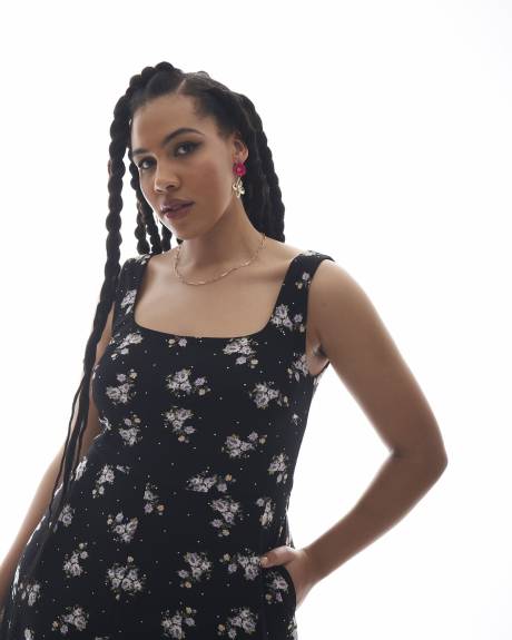 Robe midi évasée sans manches - Addition Elle